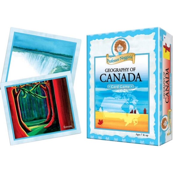 3/$55❤️new sealed Professor Noggin’s Geography of Canada Card Game Kids Trivia - Picture 2 of 7